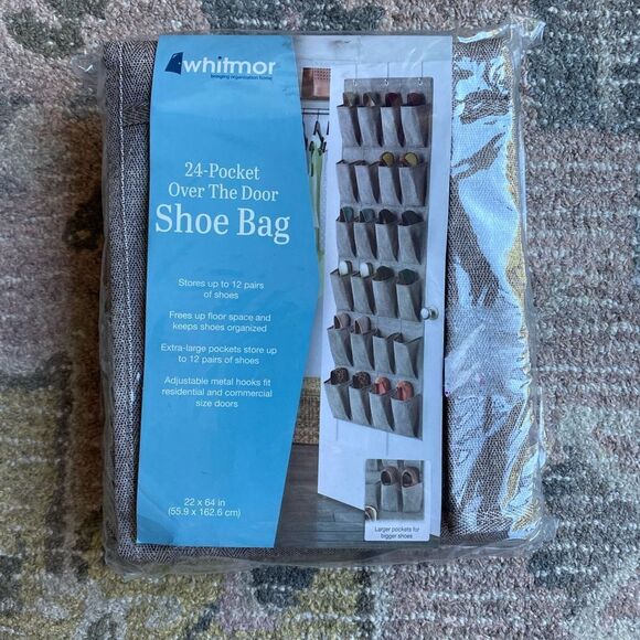 Whitmor Over the door Hanging Shoe Storage - Picture 1 of 4